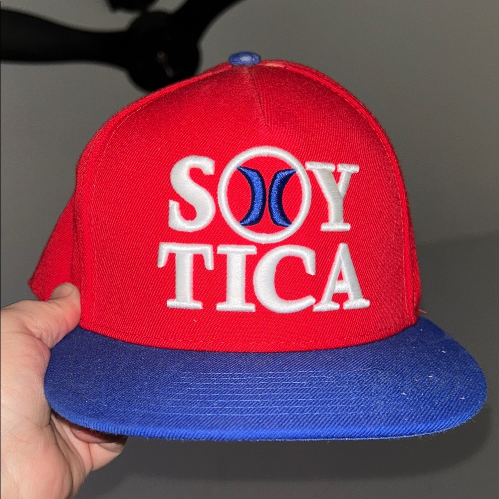 Hurley Red and Blue Cap with White Logo